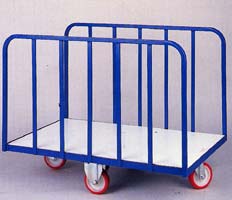 Carrello Porta Pezze a 2 sponde